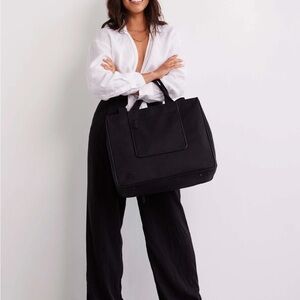 BEIS East West Black Tote Bag